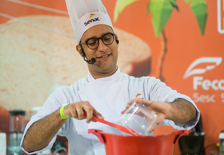Senac-CE realiza oficinas de gastronomia no Festival Costume Saudável 2019